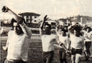 Di Blas in allenamento Fagagna 1976 rappresentativa FVG  4